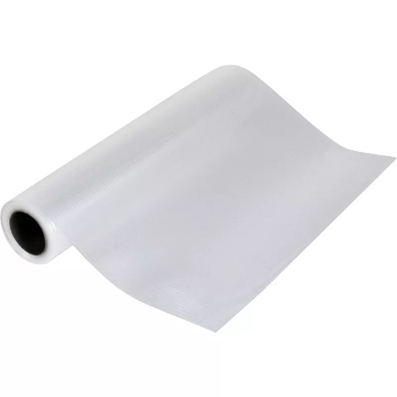06F-C8Q01-01 Con-Tact 12 In. x 6 Ft. Premium Clear Ribbed Non-Adhesive Shelf Liner