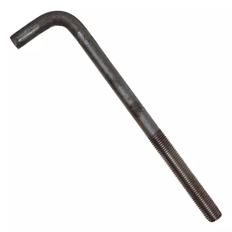 1 " x 16 " L-Bolt Concrete Anchor Bolt - Plain