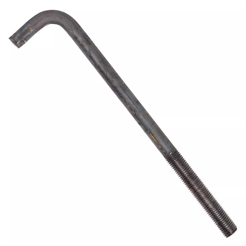 1 " x 18 " L-Bolt Concrete Anchor Bolt - Plain