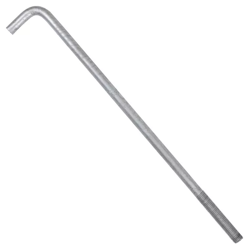 1 " x 30 " L-Bolt Concrete Anchor Bolt - Hot Dip Galvanized