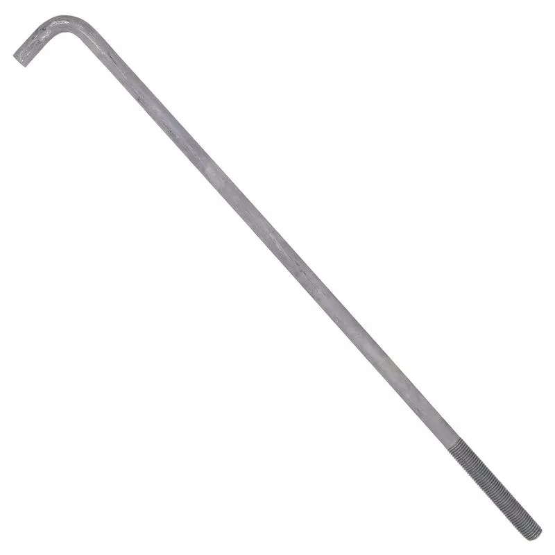 1 " x 36 " L-Bolt Concrete Anchor Bolt - Hot Dip Galvanized