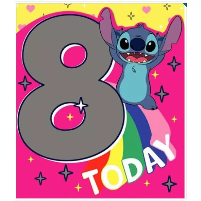 Age 8 Birthday Card Stitch