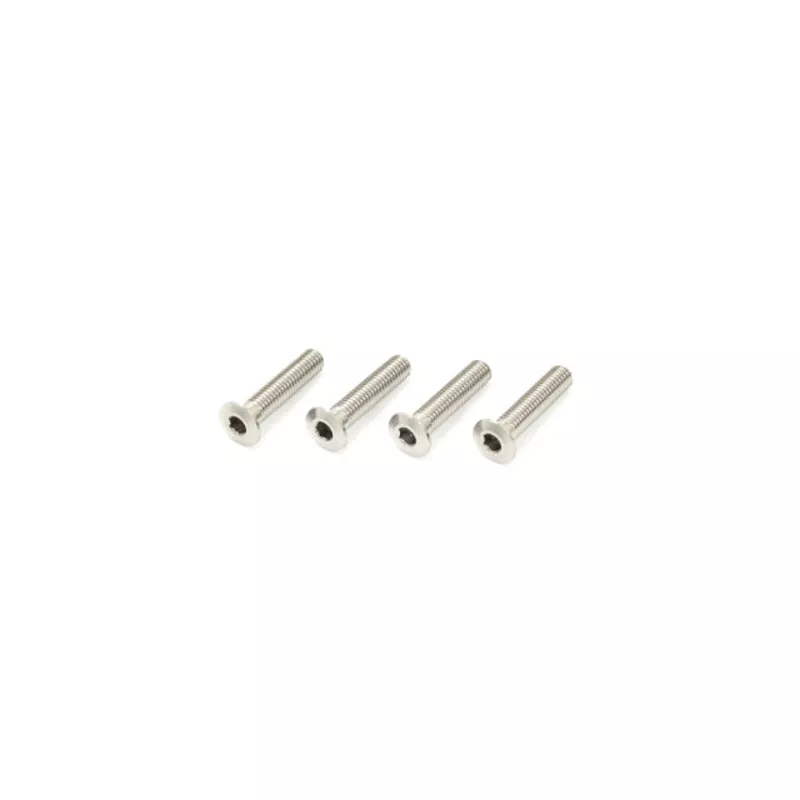 [B01314ST] M3x14mm TITANIUM SLIM HEAD SCREW (4pcs)