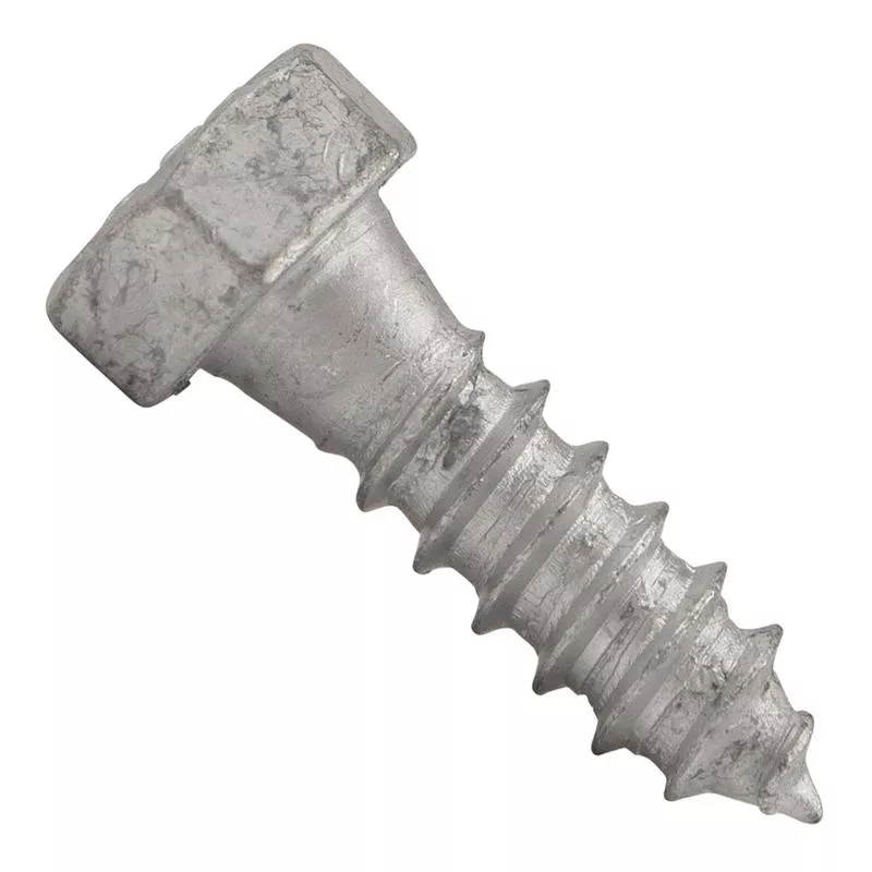Conquest 5/16 " x 1 " Lag Bolt for Wood, Hex Head - Hot Dip Galvanized, Qty. 1,600 - Carton