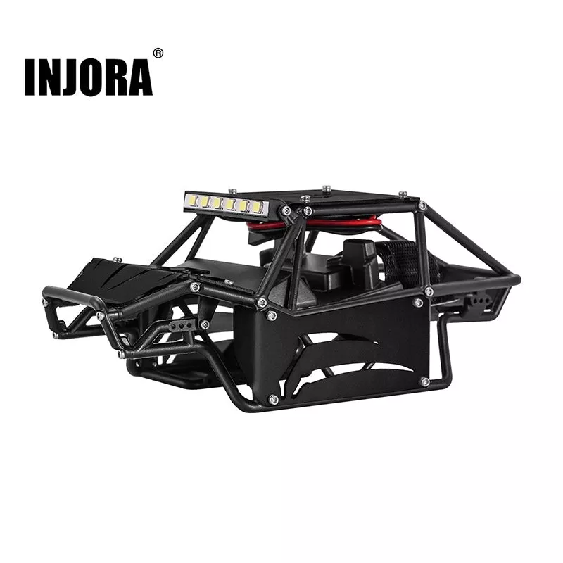 [Germany Clearance Deal] Nylon Rock Buggy Body with Metal Spider Panels for 1/24 SCX24 C10 JLU Bronco Base Camp 4Runner