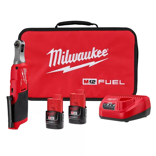 Milwaukee 2566-22M12 Fuel 1/4 Hi-Speed Ratchet Kit"