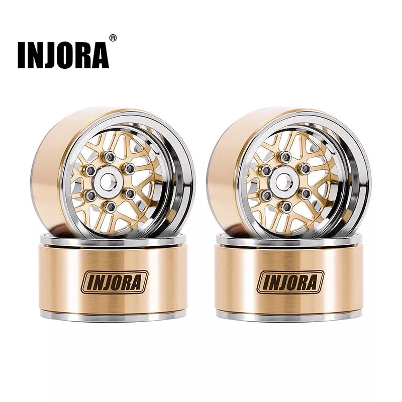 [US Warehouse] 1.0" ModuWheel Brass & Aluminum Beadlock Wheels for 1/18 1/24 RC Crawlers