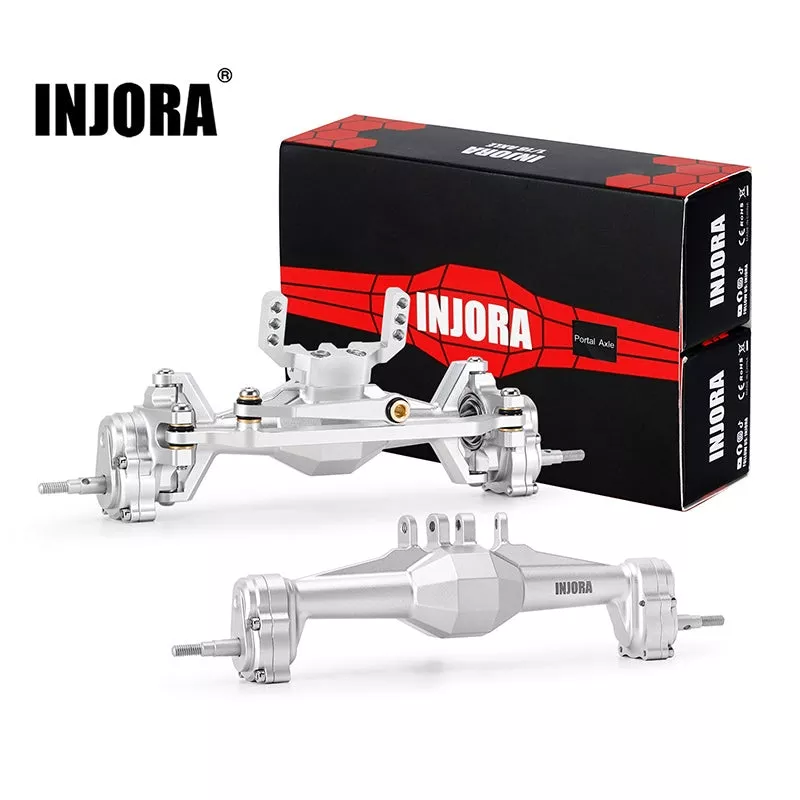 [US Warehouse] +5mm Diamond Portal Axles with Lay Down Servo Mount & Links for 1/18 TRX4M