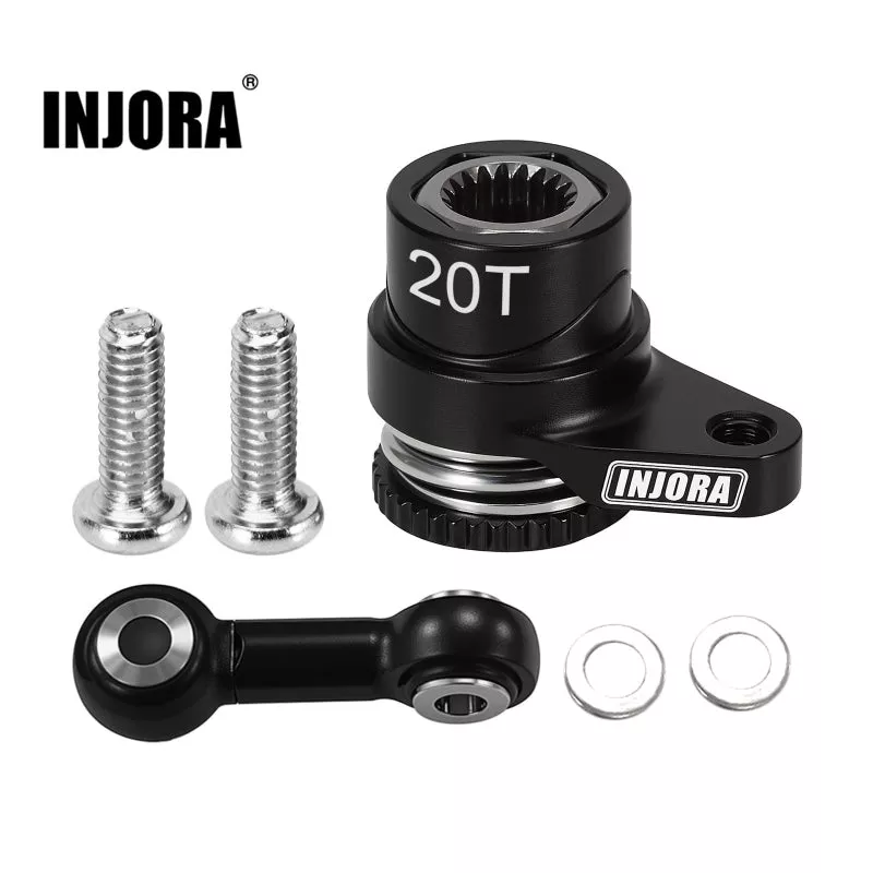 [US Warehouse] Aluminum Servo Saver Set for Arrma Mojave Typhon Granite Grom Losi Nascar (20T)