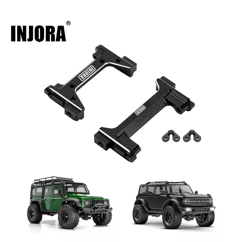 [US Warehouse] CNC Aluminum Front Rear Bumper Mount for 1/18 TRX4M Defender Bronco