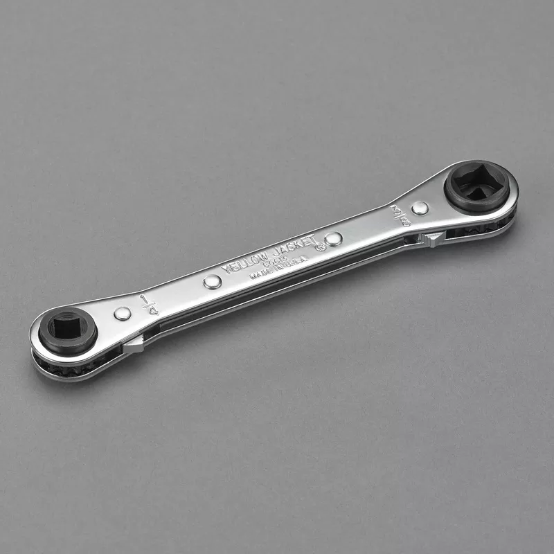 Yellow Jacket 60613 Straight Service Wrench (1/4 and 3/16 on one end; 3/8 and 5/16 on the other end)