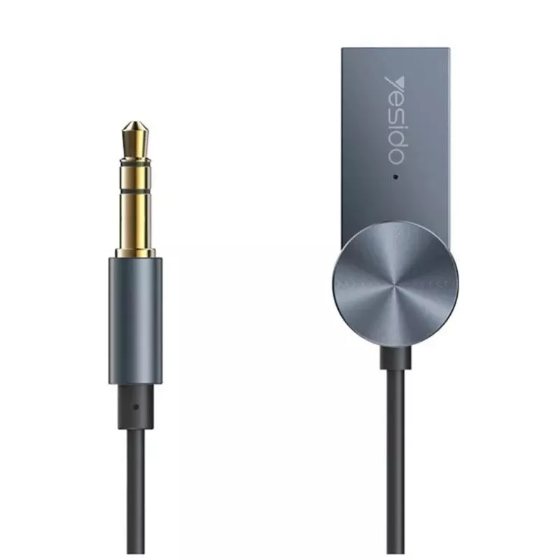 Yesido YAU24 Wireless Car Audio Adapter Bluetooth 5.0 - Grey