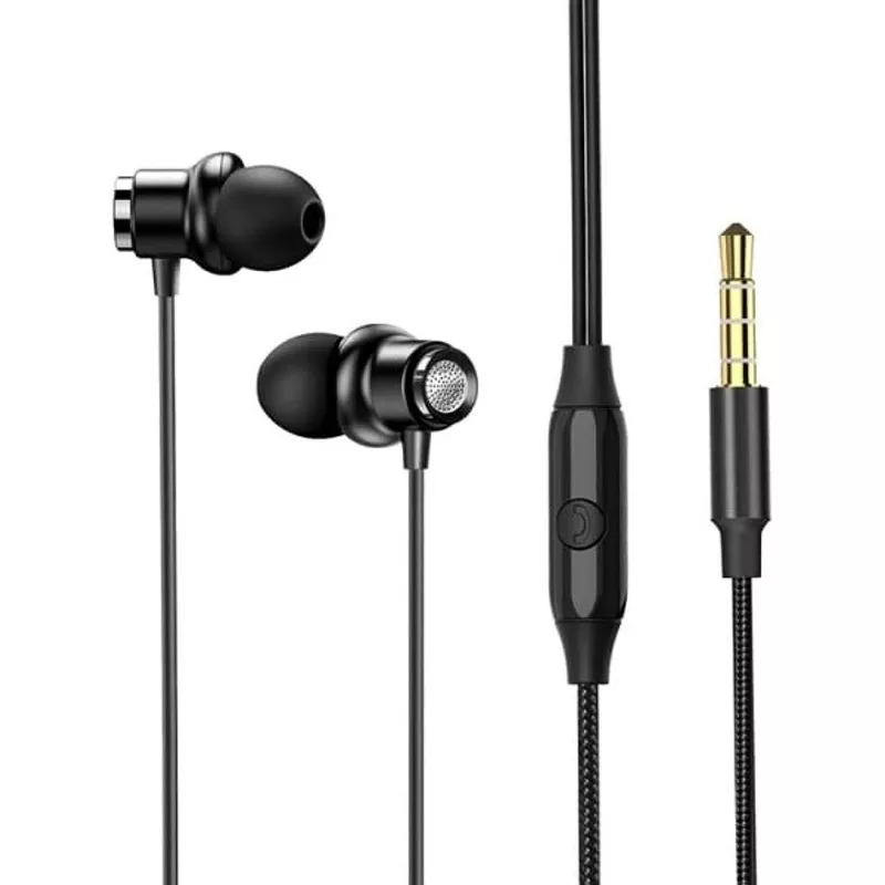 YESIDO YH-31 3.5mm High-Quality Earphones - Black