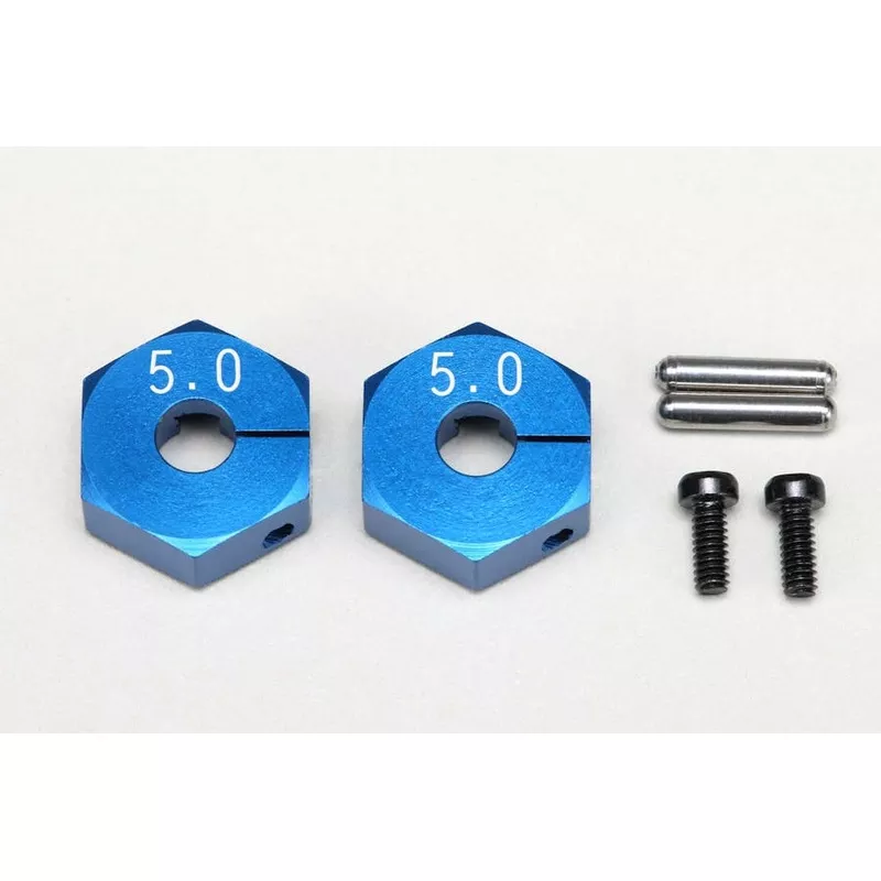 Yokomo Clamping Front Wheel Hub Blue