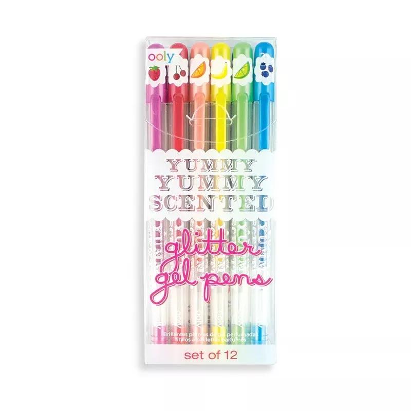 Yummy Yummy Scented Colored Glitter Gel Pens