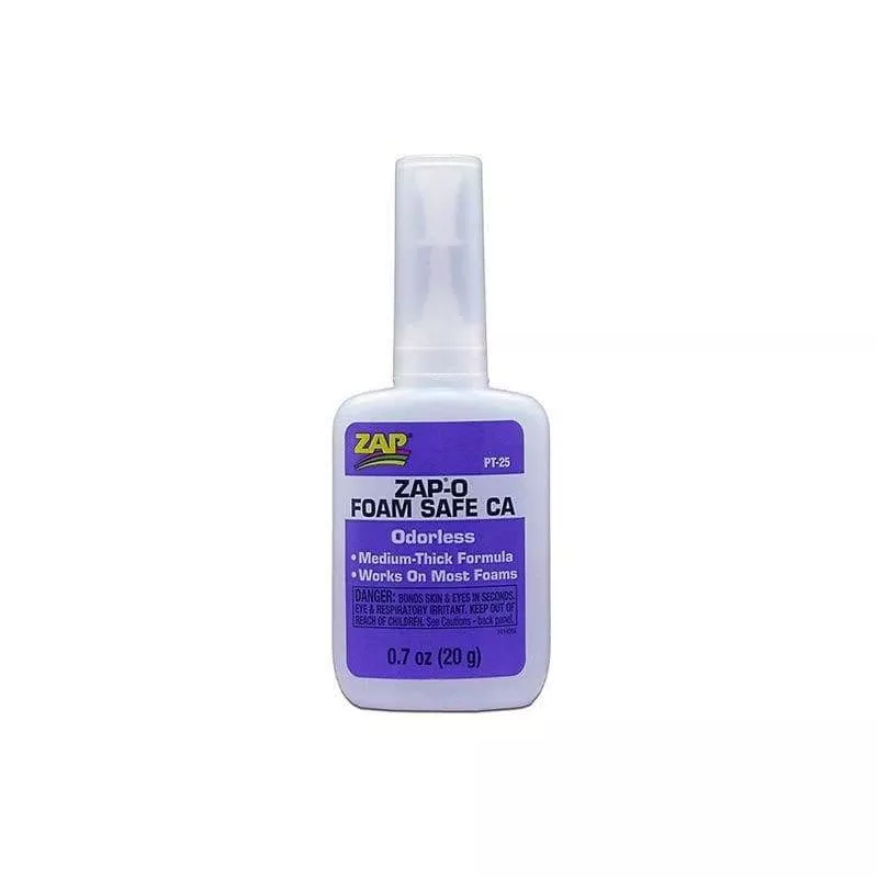 ZAP-0 FOAM SAFE Medium/Thick CA Glue .7 oz