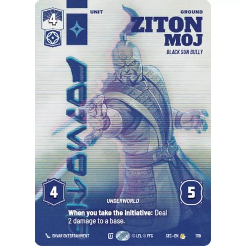Ziton Moj - Black Sun Bully (Prestige Foil) (1119) - Secrets of Power Foil