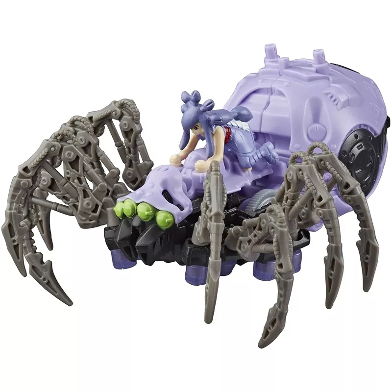 ZOIDS Hasbro Mega Battlers Phobia - Spider-Type Buildable Beast Figure with Wind-Up Motion - Toys for Kids Ages 8 and Up, 35 Pieces